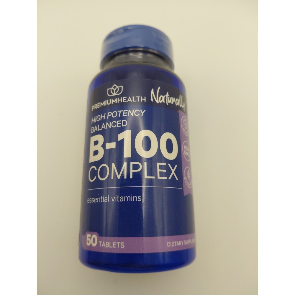 PREMIUMHEALTH  Vitamin B-100 Complex Tablets 50ct